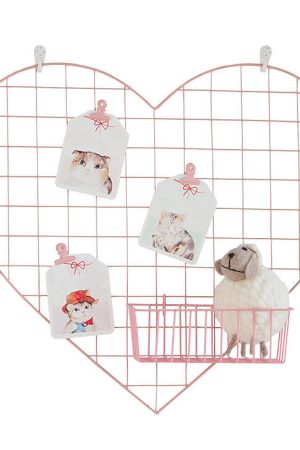 Cute Everyday Outfits, Outfit Inspo Casual Heart-Shaped Grid Wall Organizer