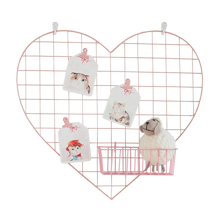 Cute Everyday Outfits, Outfit Inspo Casual Heart-Shaped Grid Wall Organizer