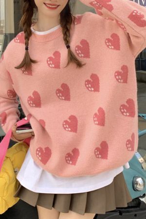 Cute Everyday Outfits, Outfit Inspo Casual Heart Stealer Knit Sweater