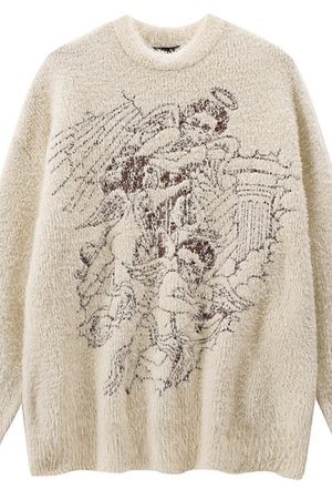 Cute Everyday Outfits, Outfit Inspo Casual Heavenly Angels Oversized Sweater