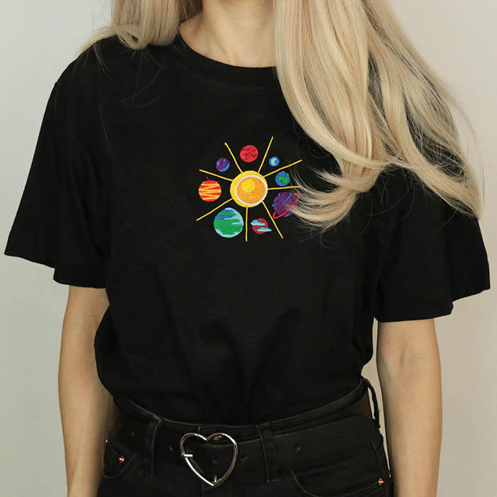 Cute Everyday Outfits, Outfit Inspo Casual Heliocentrism T-Shirt