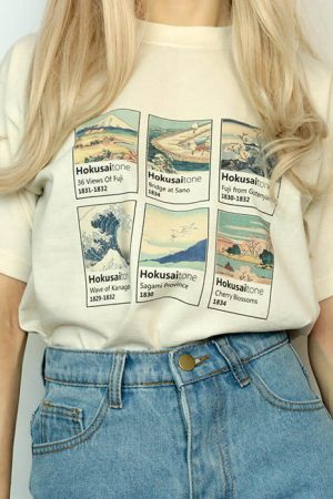 Cute Everyday Outfits, Outfit Inspo Casual HokusaiTone T-Shirt