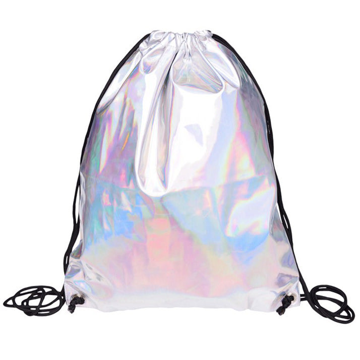 Cute Everyday Outfits, Outfit Inspo Casual Holo Drawstring Bag