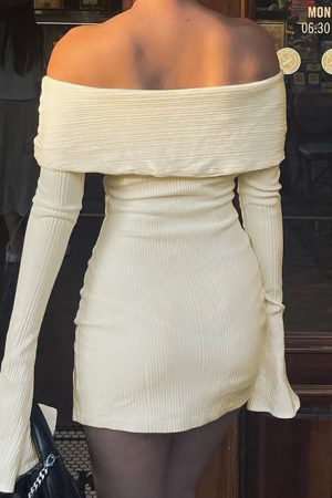 Cute Everyday Outfits, Outfit Inspo Casual Hopeless Romantic Off Shoulder Mini Dress