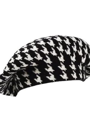 Cute Everyday Outfits, Outfit Inspo Casual Houndstooth Beret