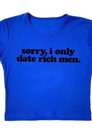 Cute Everyday Outfits, Outfit Inspo Casual I Date Only Rich Men Y2K Crop Top