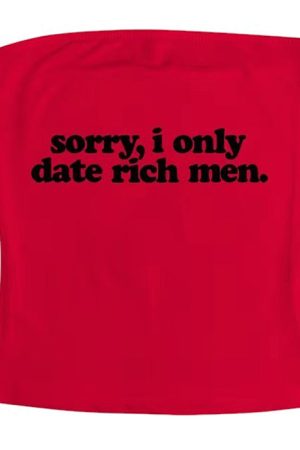 Cute Everyday Outfits, Outfit Inspo Casual I Date Only Rich Men Y2K Tube Top