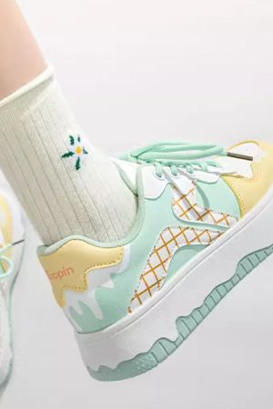 Cute Everyday Outfits, Outfit Inspo Casual Ice Cream Cone Sneakers