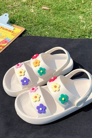 Cute Everyday Outfits, Outfit Inspo Casual Indie Aesthetic Flower Sandals