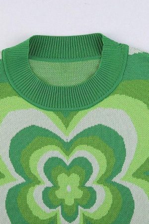 Cute Everyday Outfits, Outfit Inspo Casual Indie Aesthetic Flower Sweater