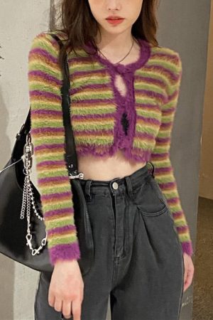 Cute Everyday Outfits, Outfit Inspo Casual Indie Kid Fuzzy Cardigan