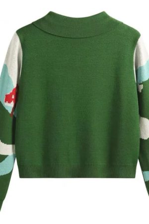 Cute Everyday Outfits, Outfit Inspo Casual Indie Mushroom Collar Cardigan