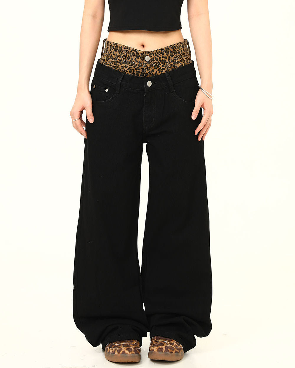 Cute Everyday Outfits, Outfit Inspo Casual Inner Leopard Layered Jeans Cute Everyday Outfits, Outfit Inspo Casual Inner Leopard Layered Jeans