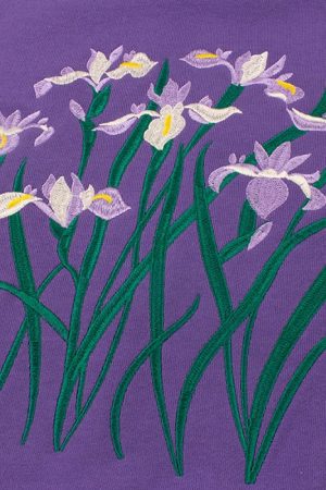 Cute Everyday Outfits, Outfit Inspo Casual Iris Embroidery Sweatshirt