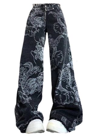 Cute Everyday Outfits, Outfit Inspo Casual Japanese Dragon Aesthetic Jeans
