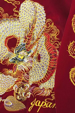 Cute Everyday Outfits, Outfit Inspo Casual Japanese Dragon Bomber Jacket