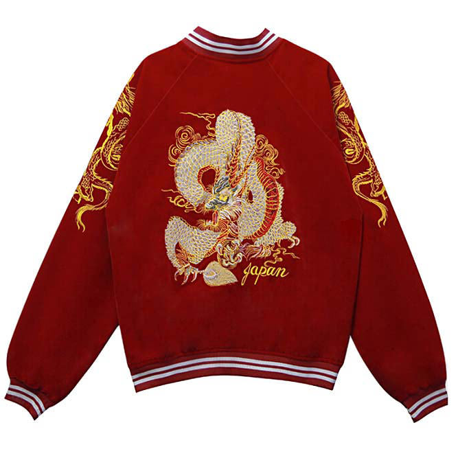 Cute Everyday Outfits, Outfit Inspo Casual Japanese Dragon Bomber Jacket