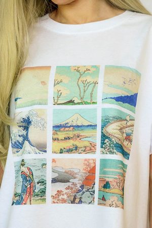 Cute Everyday Outfits, Outfit Inspo Casual Katsushika Hokusai Tee