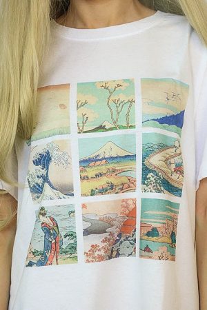 Cute Everyday Outfits, Outfit Inspo Casual Katsushika Hokusai Tee