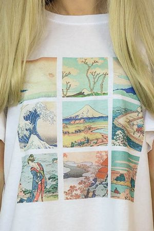Cute Everyday Outfits, Outfit Inspo Casual Katsushika Hokusai Tee