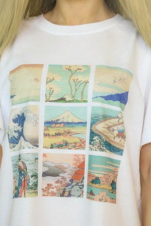 Cute Everyday Outfits, Outfit Inspo Casual Katsushika Hokusai Tee