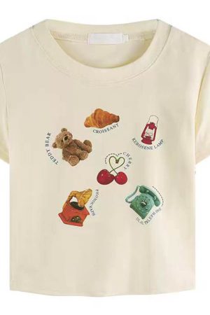 Cute Everyday Outfits, Outfit Inspo Casual Kawaii Aesthetic Baby Tee