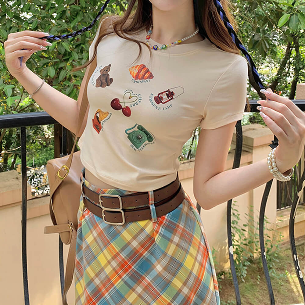 Cute Everyday Outfits, Outfit Inspo Casual Kawaii Aesthetic Baby Tee Cute Everyday Outfits, Outfit Inspo Casual Kawaii Aesthetic Baby Tee