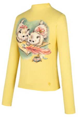 Cute Everyday Outfits, Outfit Inspo Casual Kitty Y2K Long Sleeve Top