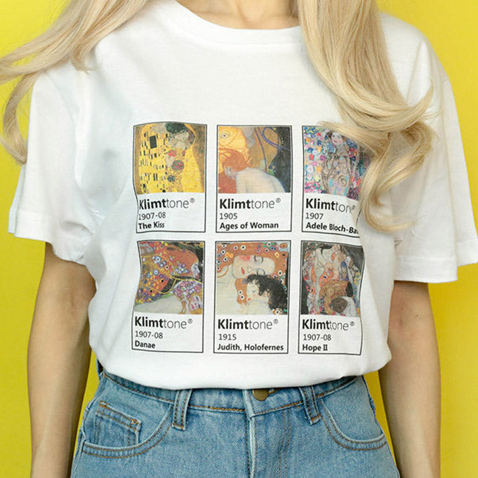 Cute Everyday Outfits, Outfit Inspo Casual KlimtTone T-Shirt
