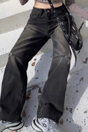 Cute Everyday Outfits, Outfit Inspo Casual Knee Star Black Jeans