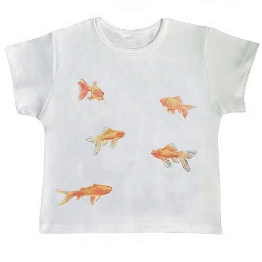 Cute Everyday Outfits, Outfit Inspo Casual Koi Fish Baby Tee