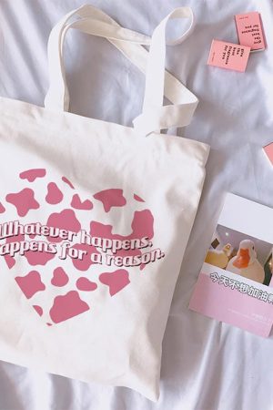 Cute Everyday Outfits, Outfit Inspo Casual Korean Aesthetic Tote Bag