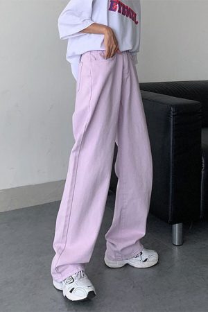 Cute Everyday Outfits, Outfit Inspo Casual Lavender Skater Girl Wide Jeans