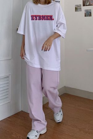 Cute Everyday Outfits, Outfit Inspo Casual Lavender Skater Girl Wide Jeans