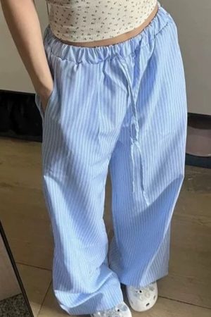 Cute Everyday Outfits, Outfit Inspo Casual Lazy Stripe Pants