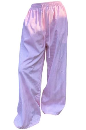 Cute Everyday Outfits, Outfit Inspo Casual Lazy Stripe Pants