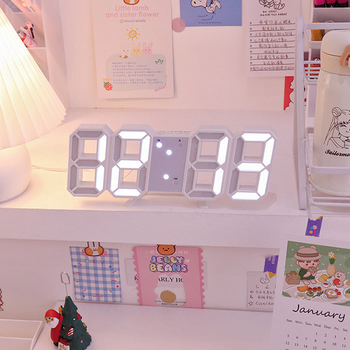 Cute Everyday Outfits, Outfit Inspo Casual LED Nordic Digital Alarm Clock
