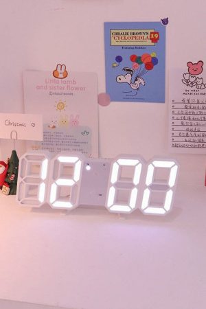 Cute Everyday Outfits, Outfit Inspo Casual LED Nordic Digital Alarm Clock