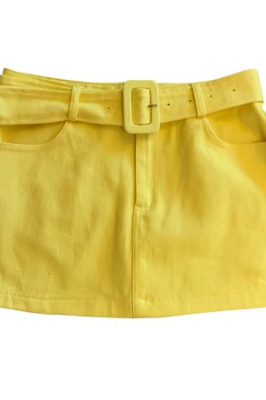 Cute Everyday Outfits, Outfit Inspo Casual Lemon Sorbet Y2K Mini Skirt
