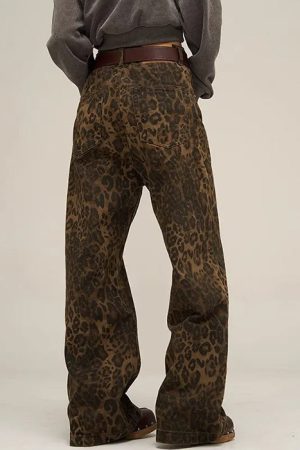 Cute Everyday Outfits, Outfit Inspo Casual Leopard Wide Leg Jeans