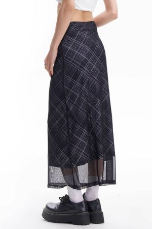 Cute Everyday Outfits, Outfit Inspo Casual Less Conversation Plaid Maxi Skirt