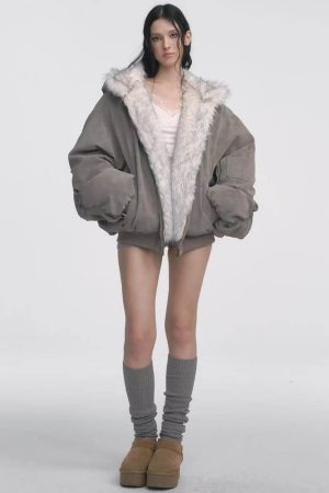 Cute Everyday Outfits, Outfit Inspo Casual Less Conversation Reversible Fur Jacket