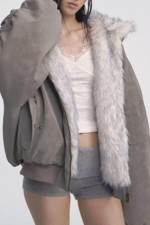 Cute Everyday Outfits, Outfit Inspo Casual Less Conversation Reversible Fur Jacket