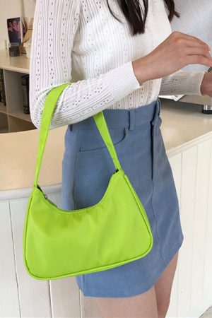 Cute Everyday Outfits, Outfit Inspo Casual Like It's 2000's Nylon Bag