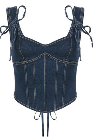 Cute Everyday Outfits, Outfit Inspo Casual Like It's 2003 Y2K Denim Corset
