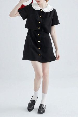Cute Everyday Outfits, Outfit Inspo Casual Little Witch Mini Black Dress