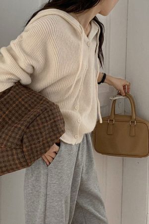 Cute Everyday Outfits, Outfit Inspo Casual Local Coffee Shop Knit Hoodie