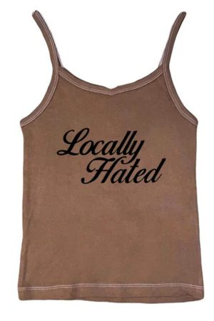 Cute Everyday Outfits, Outfit Inspo Casual Locally Hated Aesthetic Tank Top