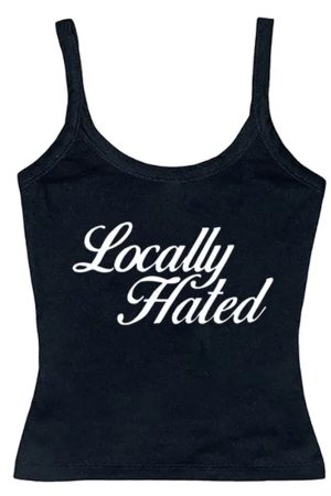 Cute Everyday Outfits, Outfit Inspo Casual Locally Hated Aesthetic Tank Top
