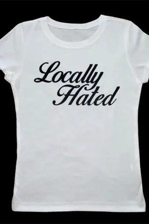 Cute Everyday Outfits, Outfit Inspo Casual Locally Hated Cropped Tee